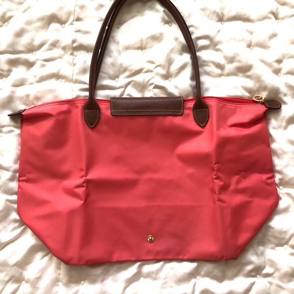 Longchamp Le Pliage Melon Large Tote Handbag - Picture 3 of 9